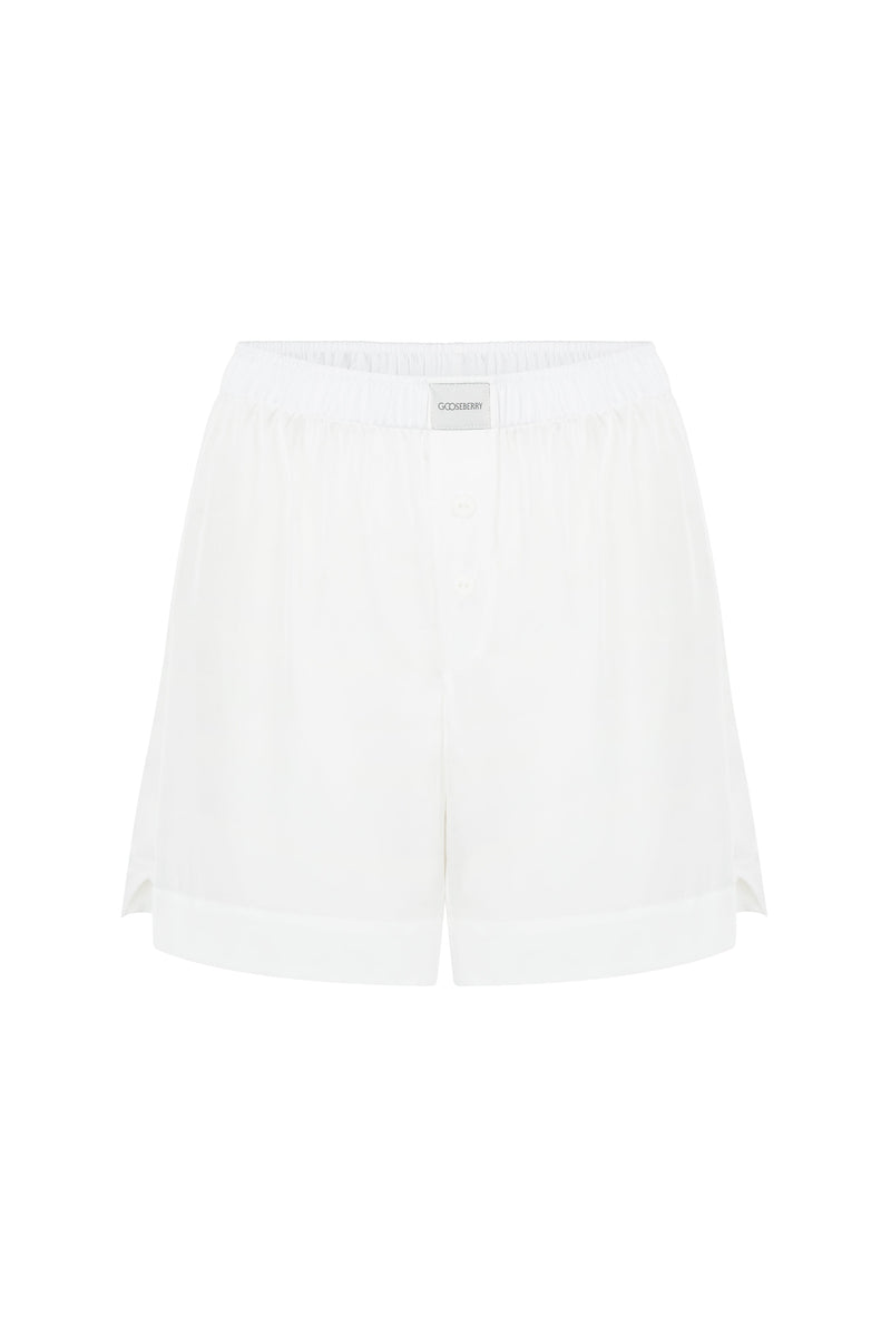 Silk Boxer White