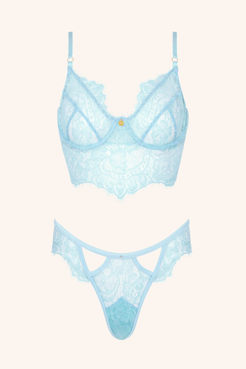 Be Mine XS / Baby Blue Bra Baby Blue