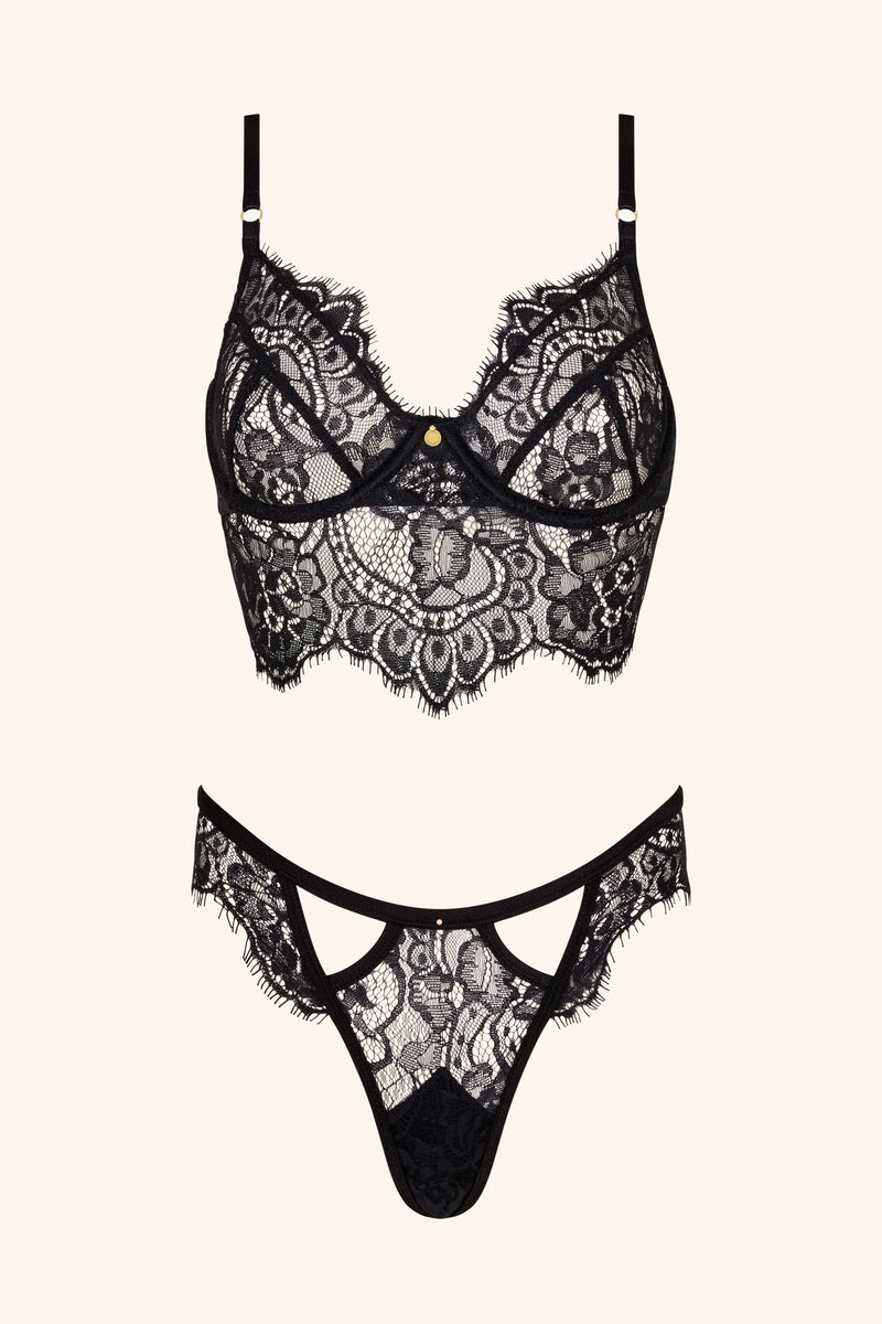 Be Mine XS / Black Bra Black