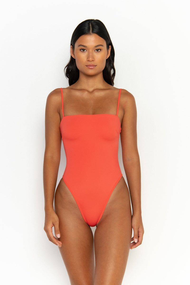 So Chic XS / Coral One Piece Tank Lemonade