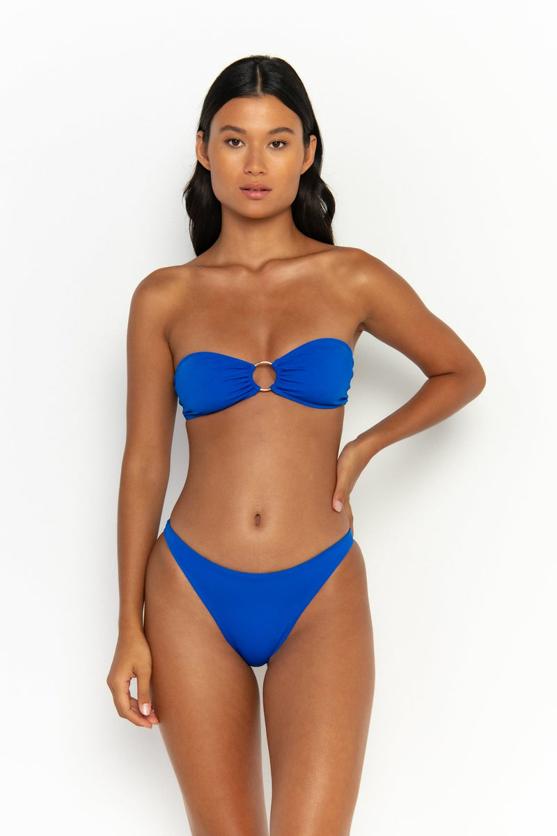 So Chic XS / Royal Blue Bandeau Seafoam