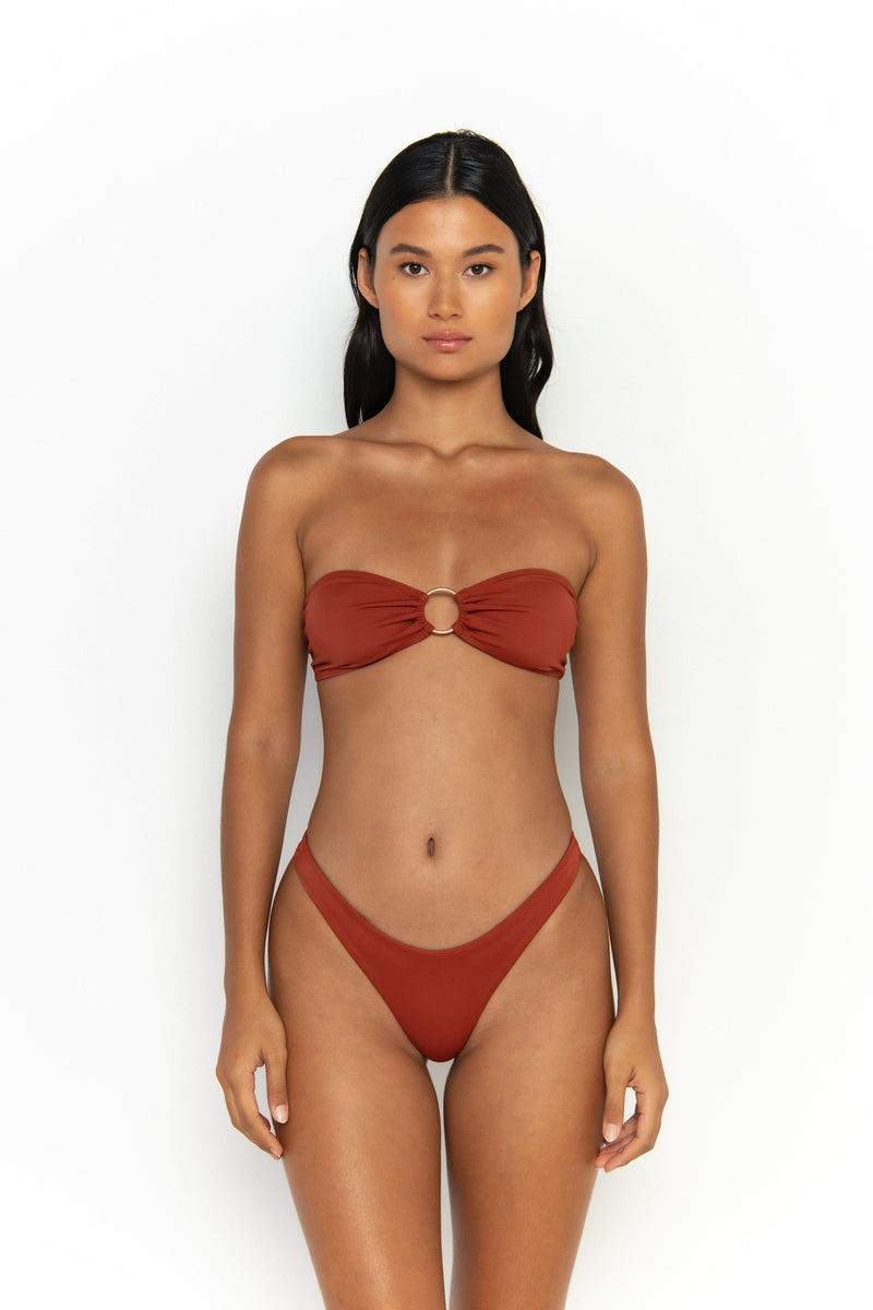 So Chic XS / Rum Bandeau Coral