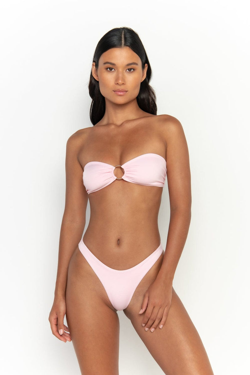 So Chic XS / Baby Pink Bandeau White