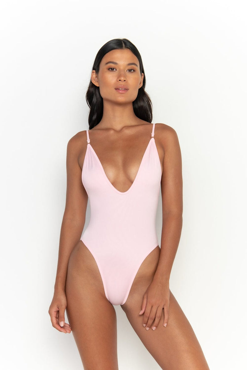 So Chic XS / Baby Pink One Piece Royal Blue