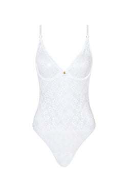 Mon Cheri XS / White Bodysuit Black