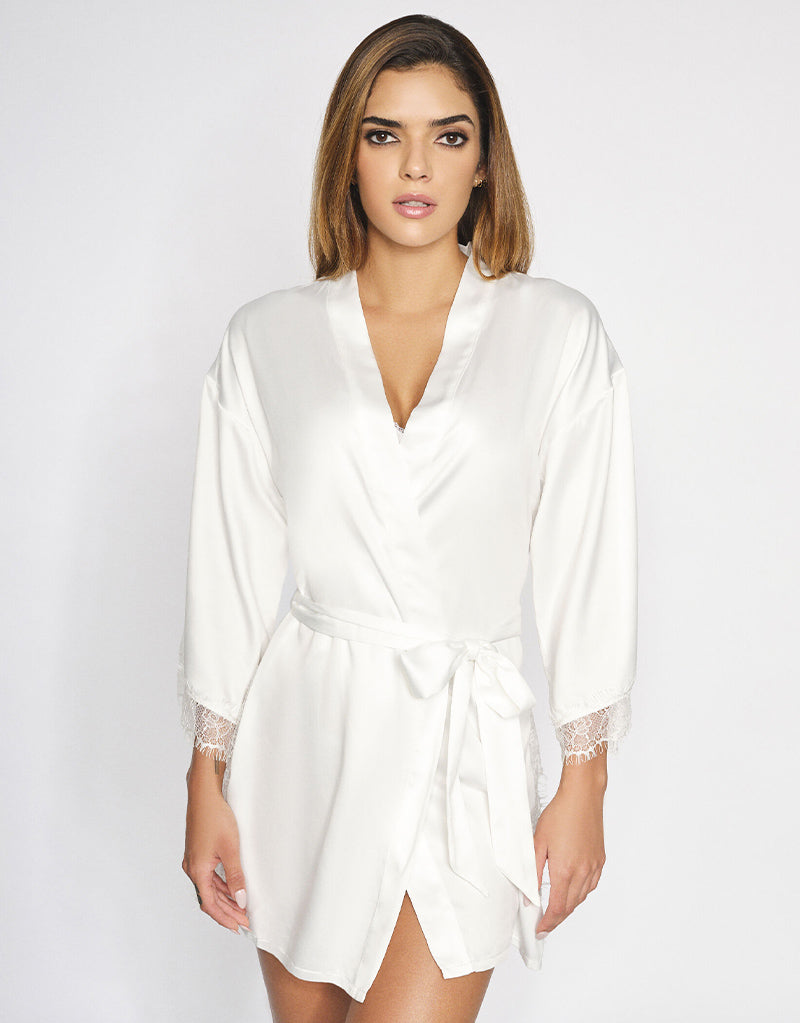 Ann Summers Cherryann Sustainable Robe Ivory