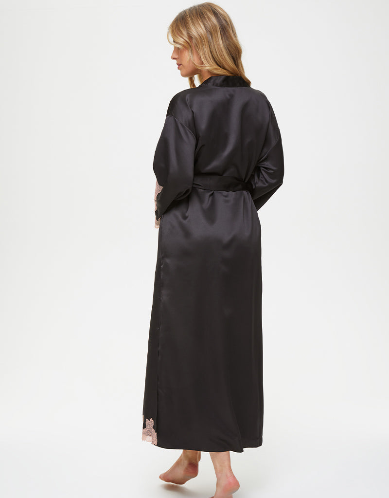 Ann Summers Sorella Maxi Robe Black