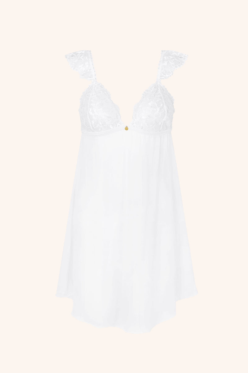 Coquette XS / White Slip Dress White