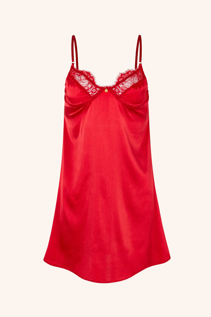 Manhattan XS / Red Slip Dress Red