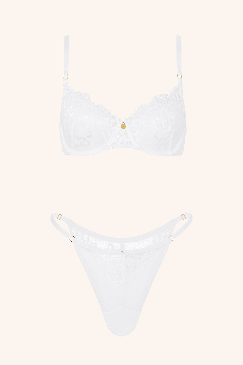 Coquette XS / White Bra White