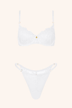 Coquette XS / White Bra White